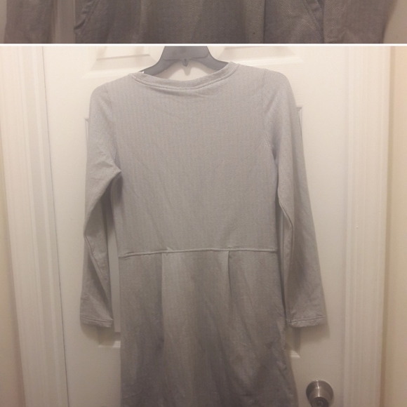 Patagonia long sleeve Active Dress Herringbone Size Medium feather gray - Picture 3 of 4